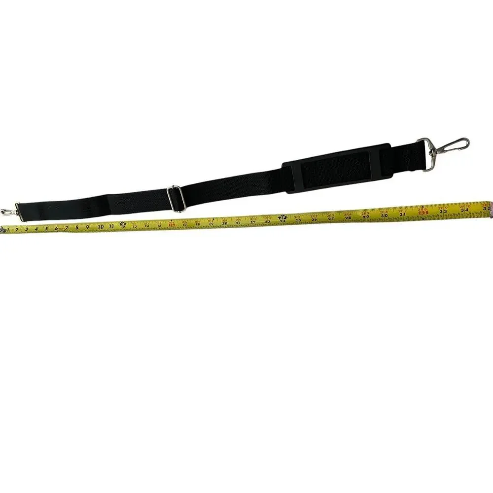 Protocol Suitcase Luggage Straps Set Lot 2 NEW Padded Shoulder Black Replacement